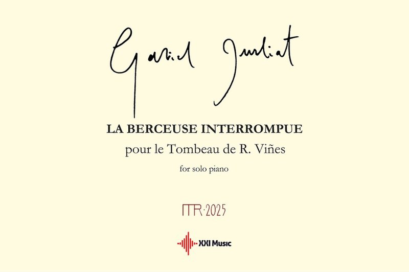 Gabriel Durliat — La berceuse interrompue · couverture XXI Music
